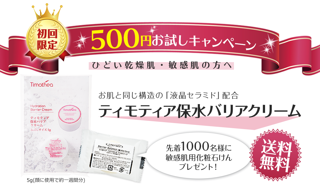 初回限定500円お試しキャンペーン